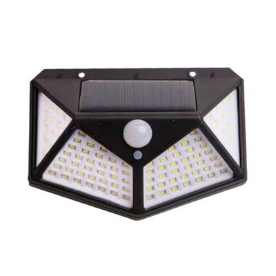 Imagen 1 del producto Aplique Triangular 100 Led Solar Contra Agua Pro Outdoor
