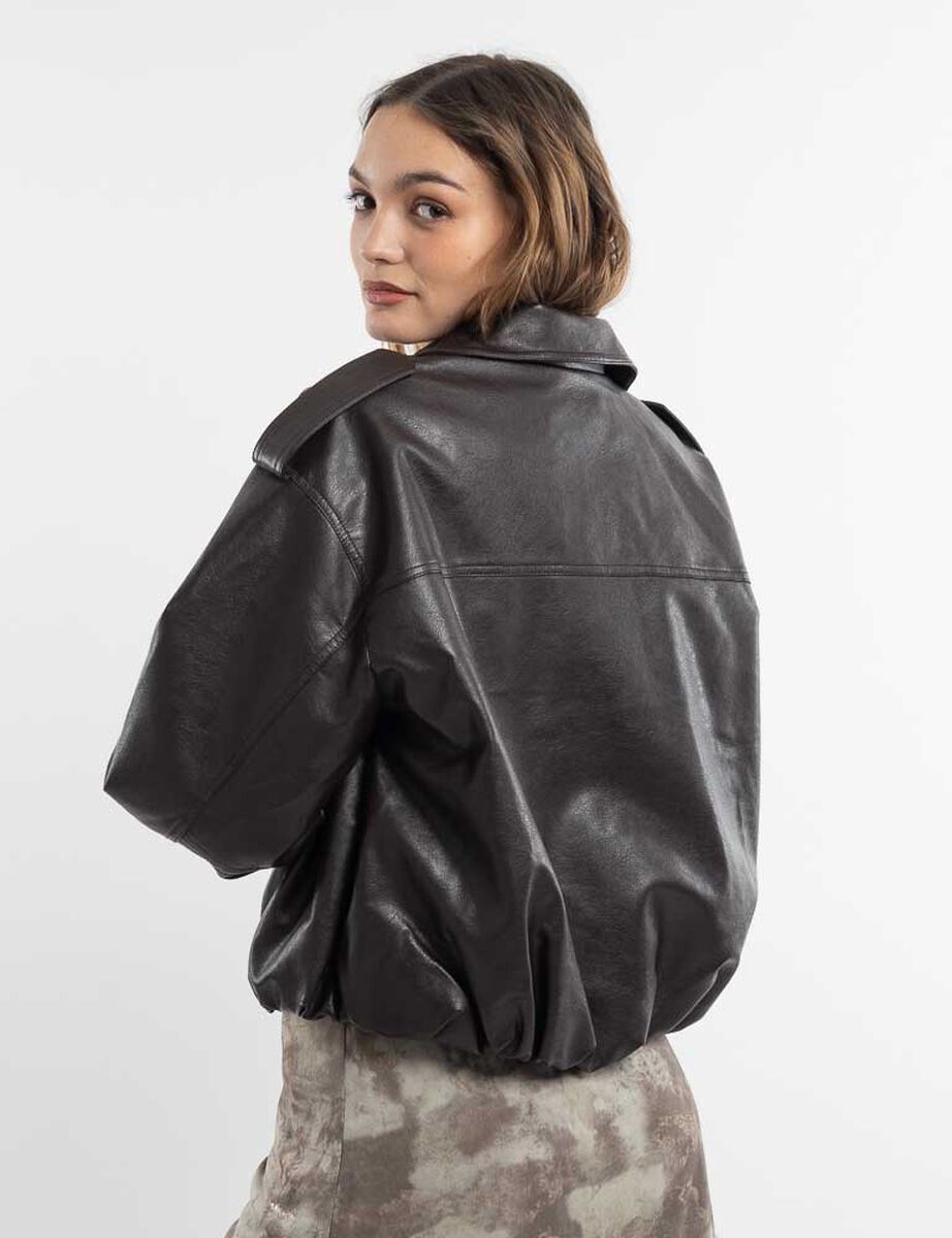 Chaqueta Ecocuero Mujer Icono