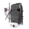 Minicomponente Mlab Heavy Bass 15" + Proyector LED 