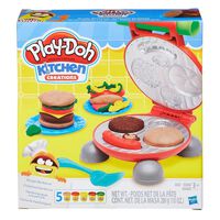 Set de Masa Moldeable Hamburguesa Parrilla PlayDoh