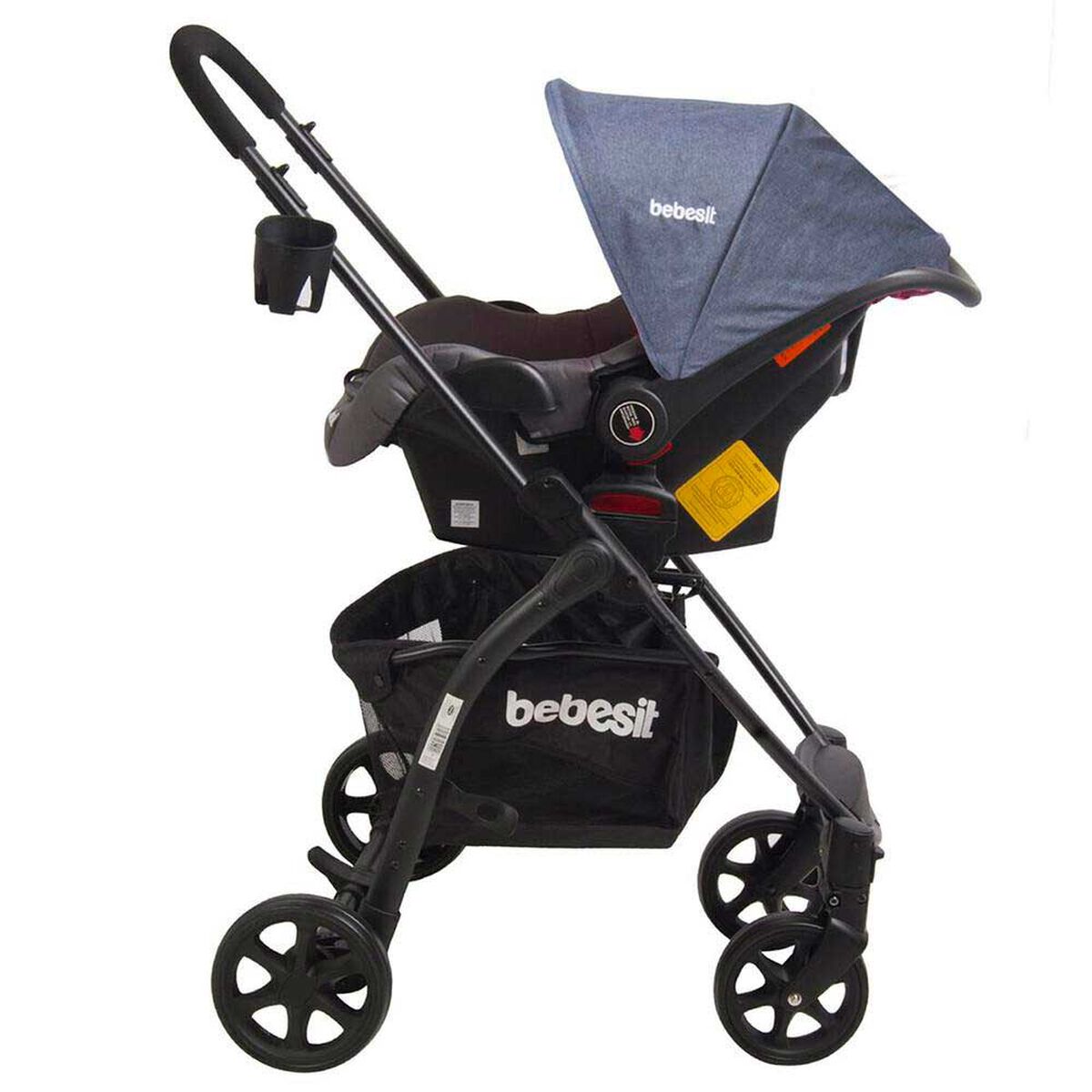 Coche Cuna Travel System Bebe F&eacute;nix Azul Bebesit