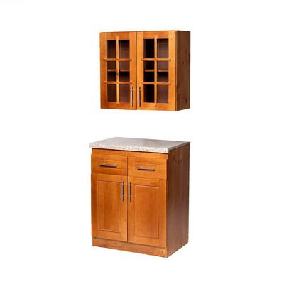 Mueble de Cocina Muebles Hema 4 Puretas 2 Cajones Berl&iacute;n Nogal