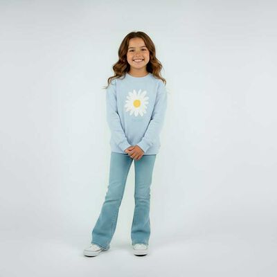 Polerón Niña Chess Celeste, Crudo, Morado, Rosado