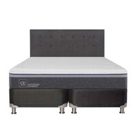 Box Spring CIC Base Dividida 2 Plazas Ortopedic Advance + Respaldo Eufrates