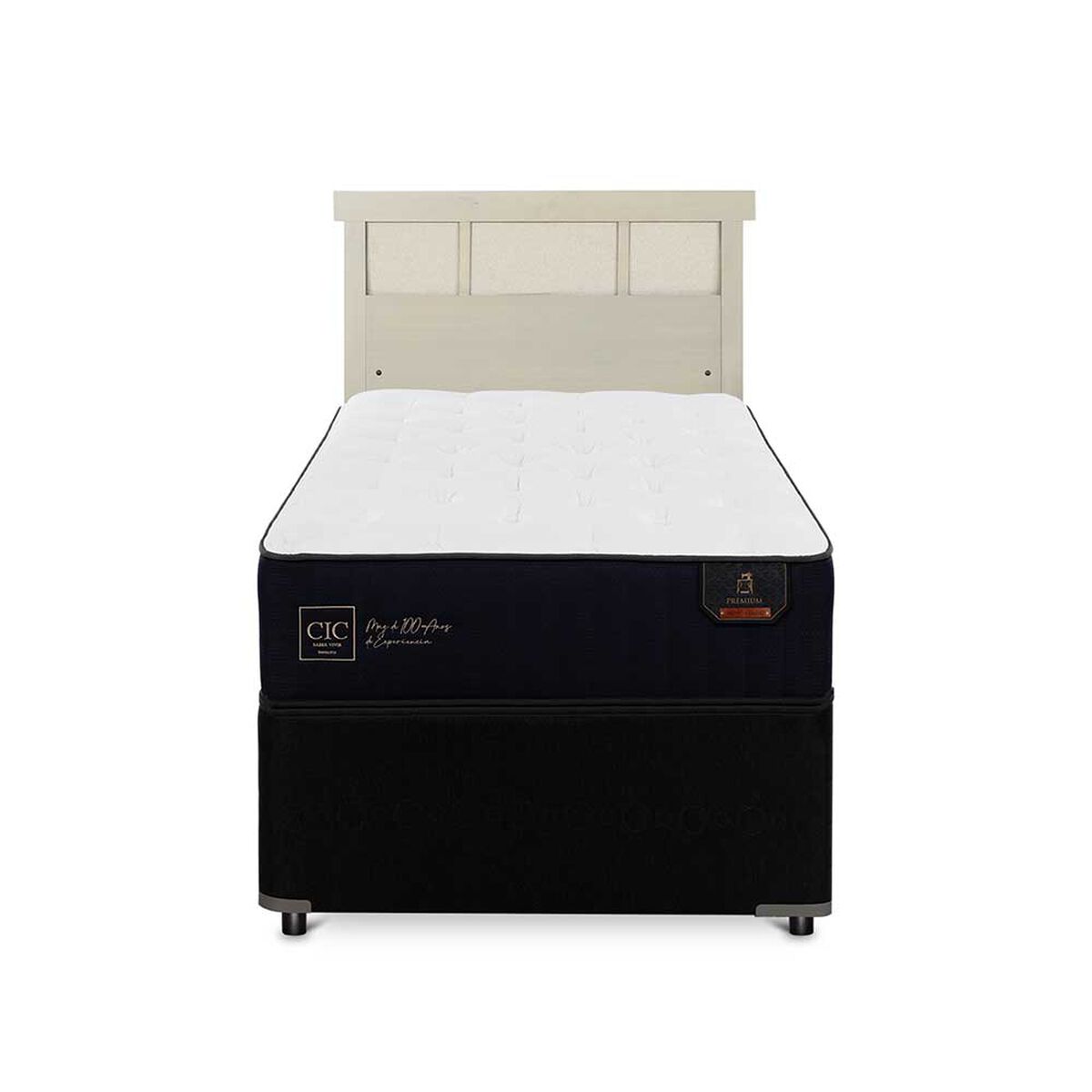 Cama Nido CIC 1,5 Plazas Premium + Respaldo Dublin Alpino