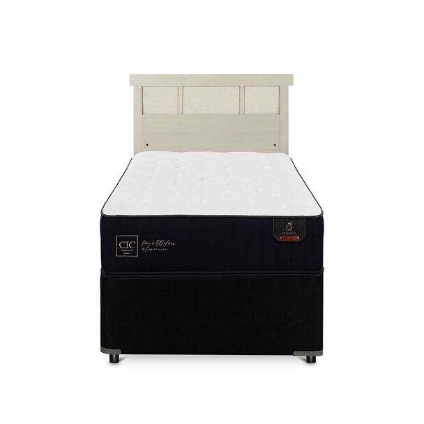 Cama Nido CIC 1,5 Plazas Premium + Respaldo Dublin Alpino
