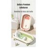 Bañera con Termómetro Cojín Premium Verde LuBabycas