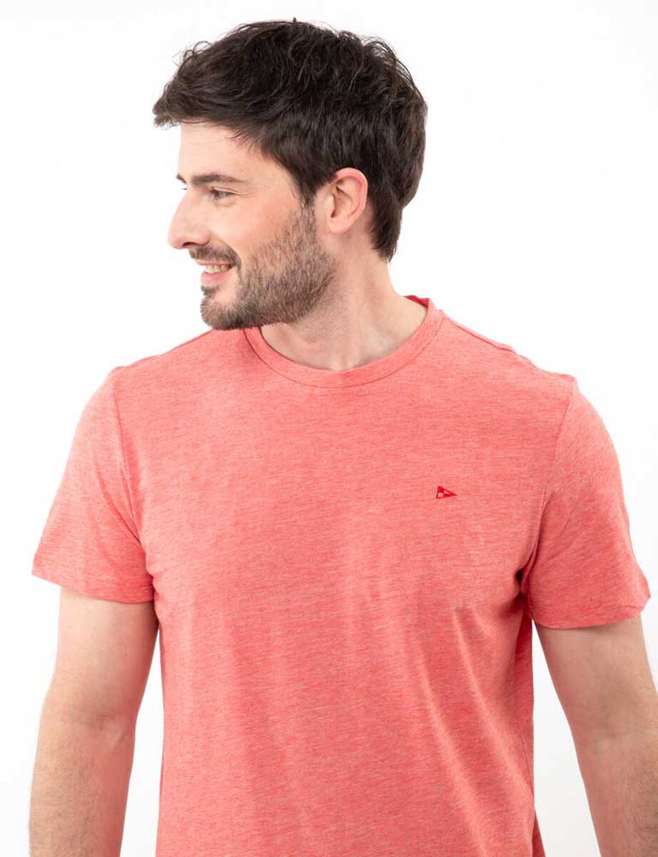 Polera Lisa Manga Corta Hombre Portman Club