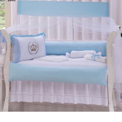 Set Textiles Cuna 9 Piezas Casanova Celeste