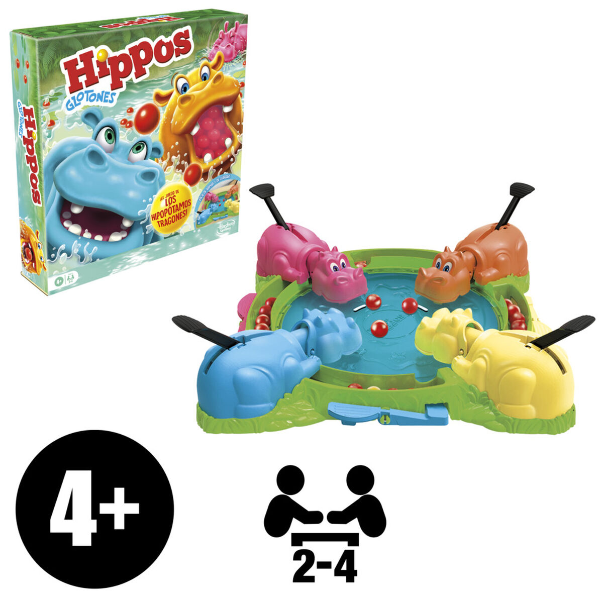 Juego de Mesa Hippos Glotones Hasbro Gaming