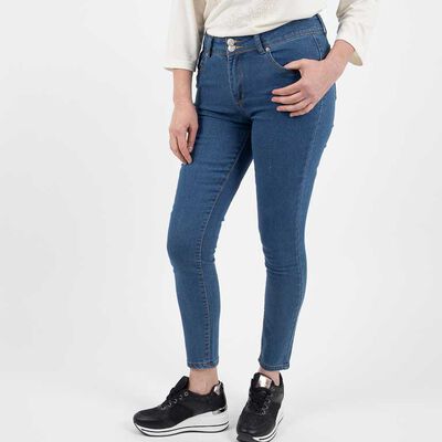 Jeans Skinny Mujer Portman Club Azul-Oscur
