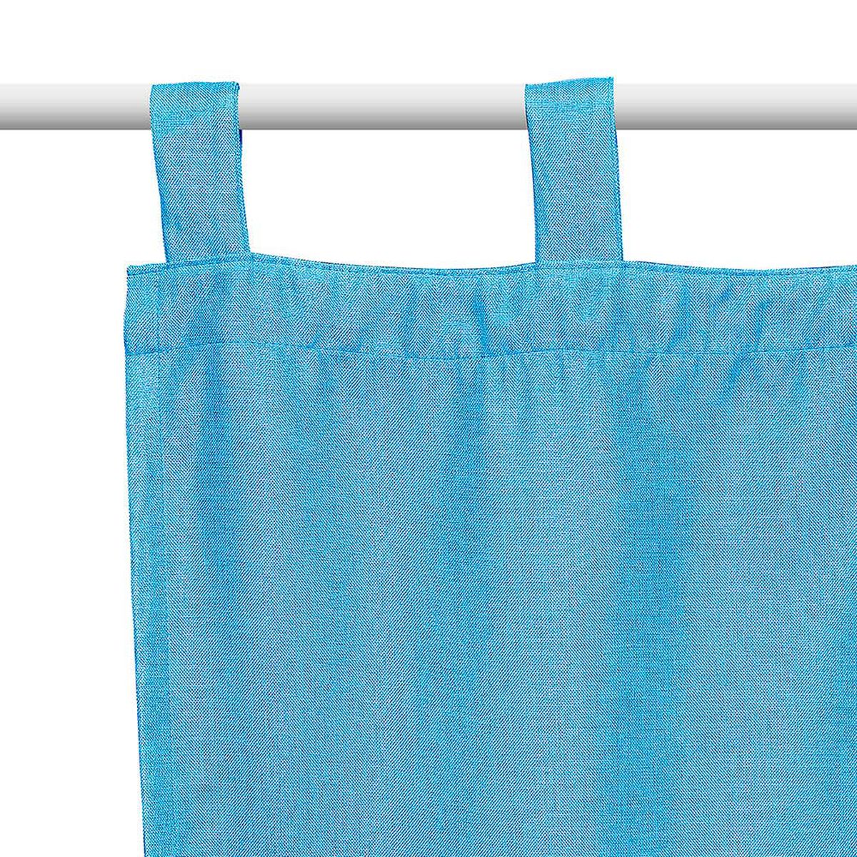 Cortina Mashini Blackout Rústico 140x220 cms Denim