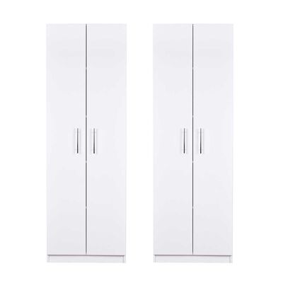 Combo 2 Despenseros de Baño CIC 2 Puertas Blanco