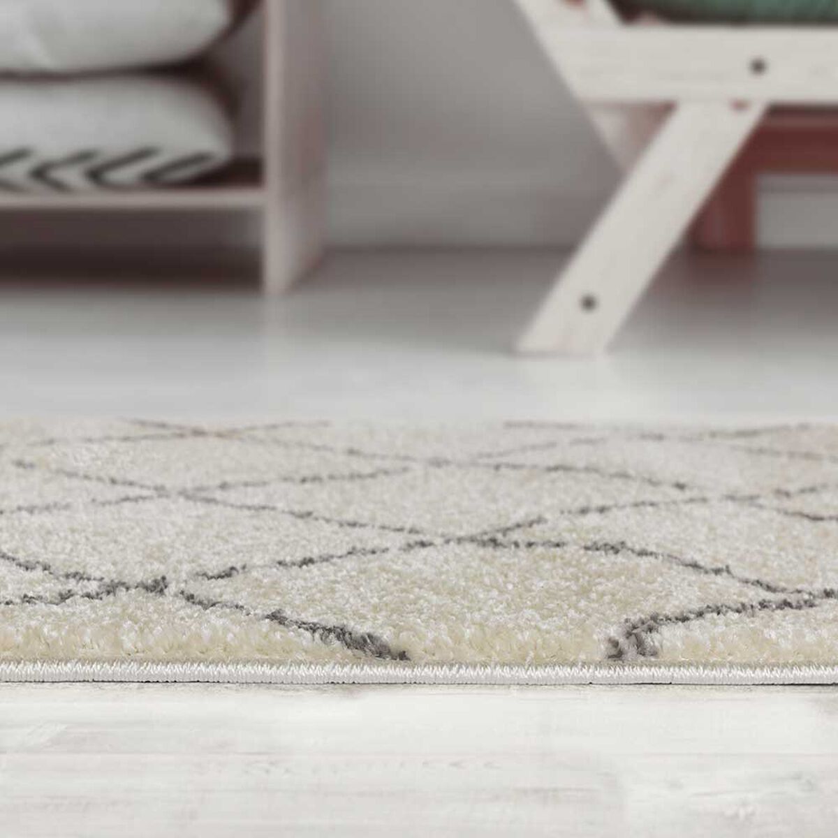 Bajada de Cama Modalfo Florida Blanco 50 x 120 cm