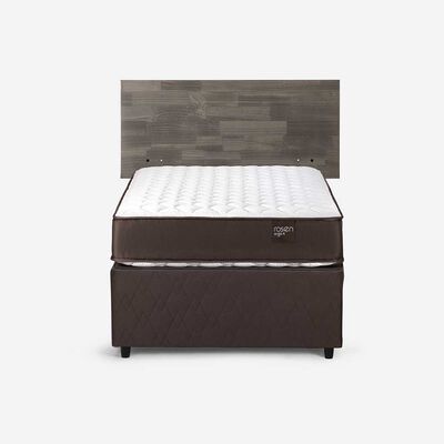 Cama Nido Rosen 1,5 Plazas Ergo T  + Respaldo Tabor Grafito