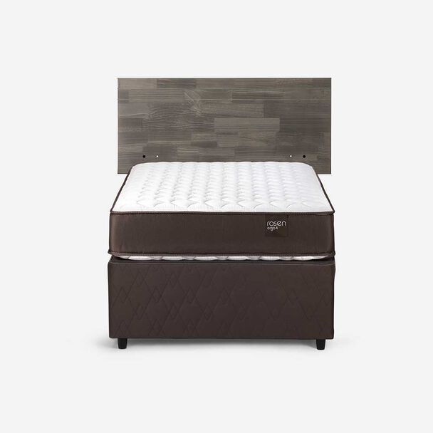 Cama Nido Rosen 1,5 Plazas Ergo T  + Respaldo Tabor Grafito