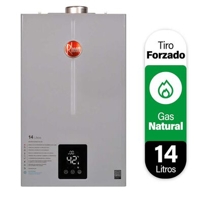 Imagen 1 del producto Calefont 14 litros Gas natural Tiro forzado Rheem