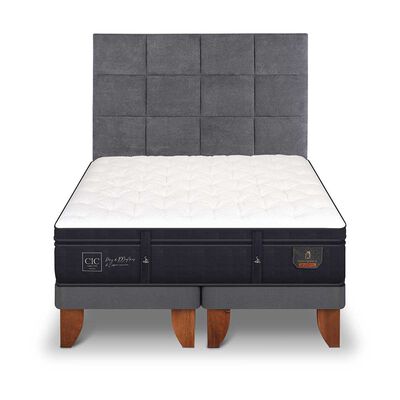 Cama Europea CIC Base Dividida King Súper Premium + Respaldo Tamesis