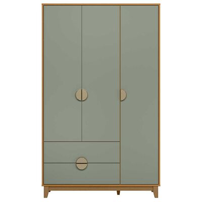 Imagen 2 del producto Clóset Vekkahome Ipe 3 Puertas 2 Cajones Gris Café