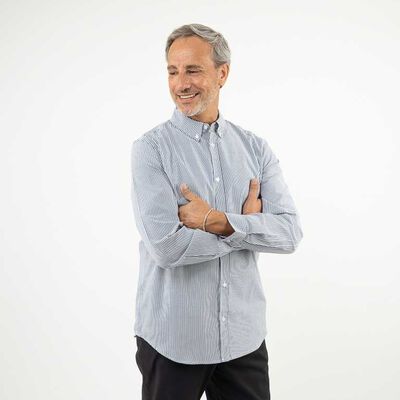 Camisa Manga Larga Hombre Portman Club Azul, Color-1, Marfil, Navy, Verde