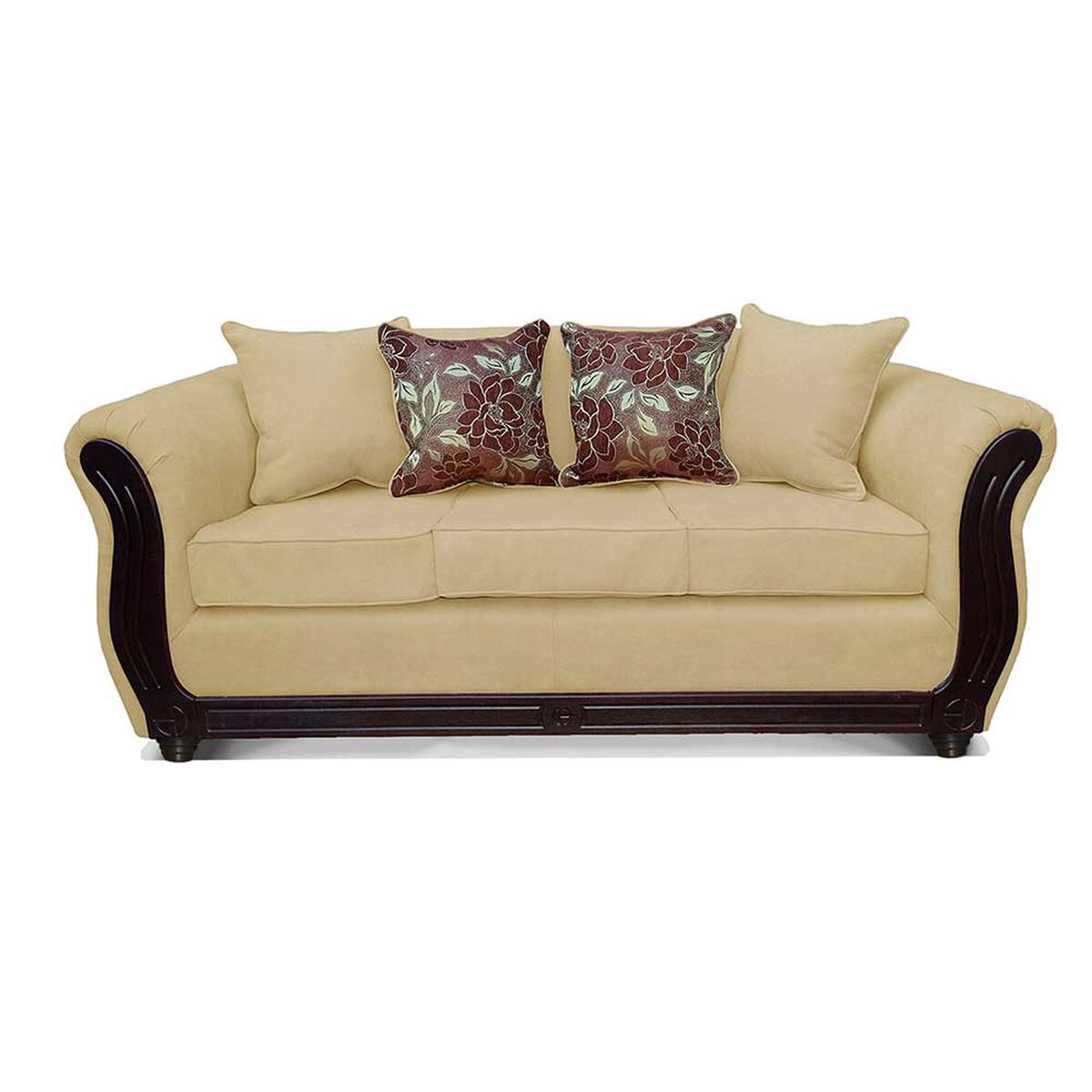 Juego de Living Elegant Detail Girona Sof&aacute; 3 Cuerpos + Sof&aacute; 2 Cuerpos Beige