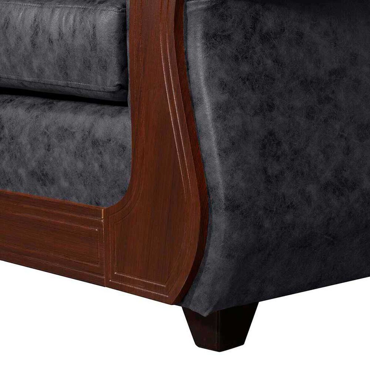 Sof&aacute; Black Factory Palermo 2 Cuerpos Gris