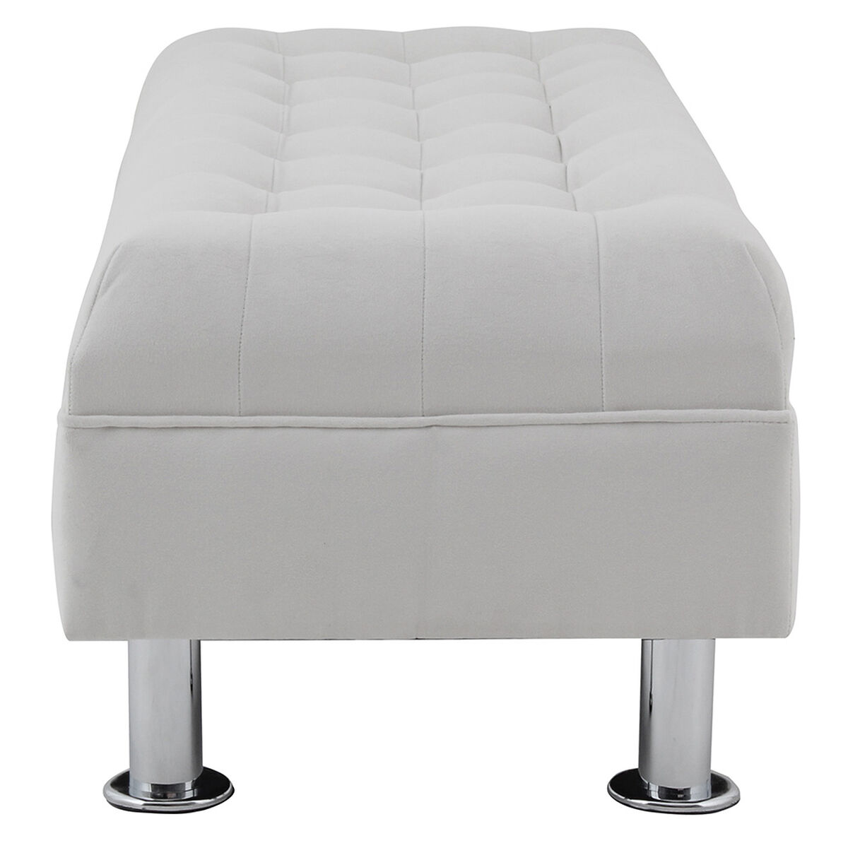 Banqueta Felpa Bodevir Lisboa 2 Cuerpos Crudo