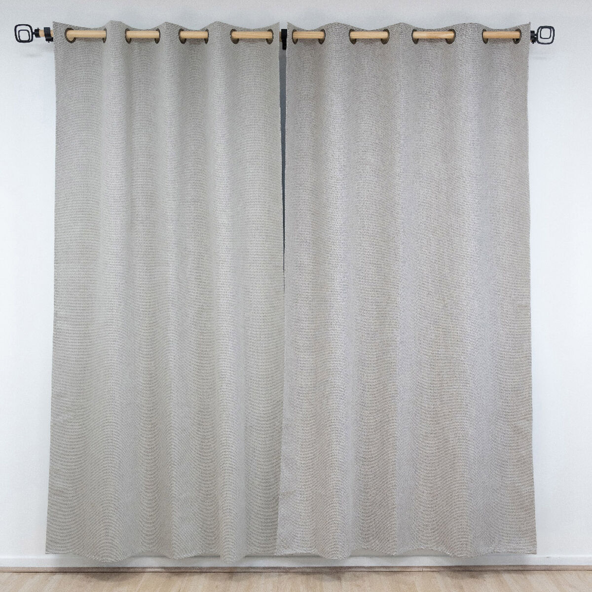 Juego de Cortina Blackout Doral Varsovia 140x220 cm Taupe