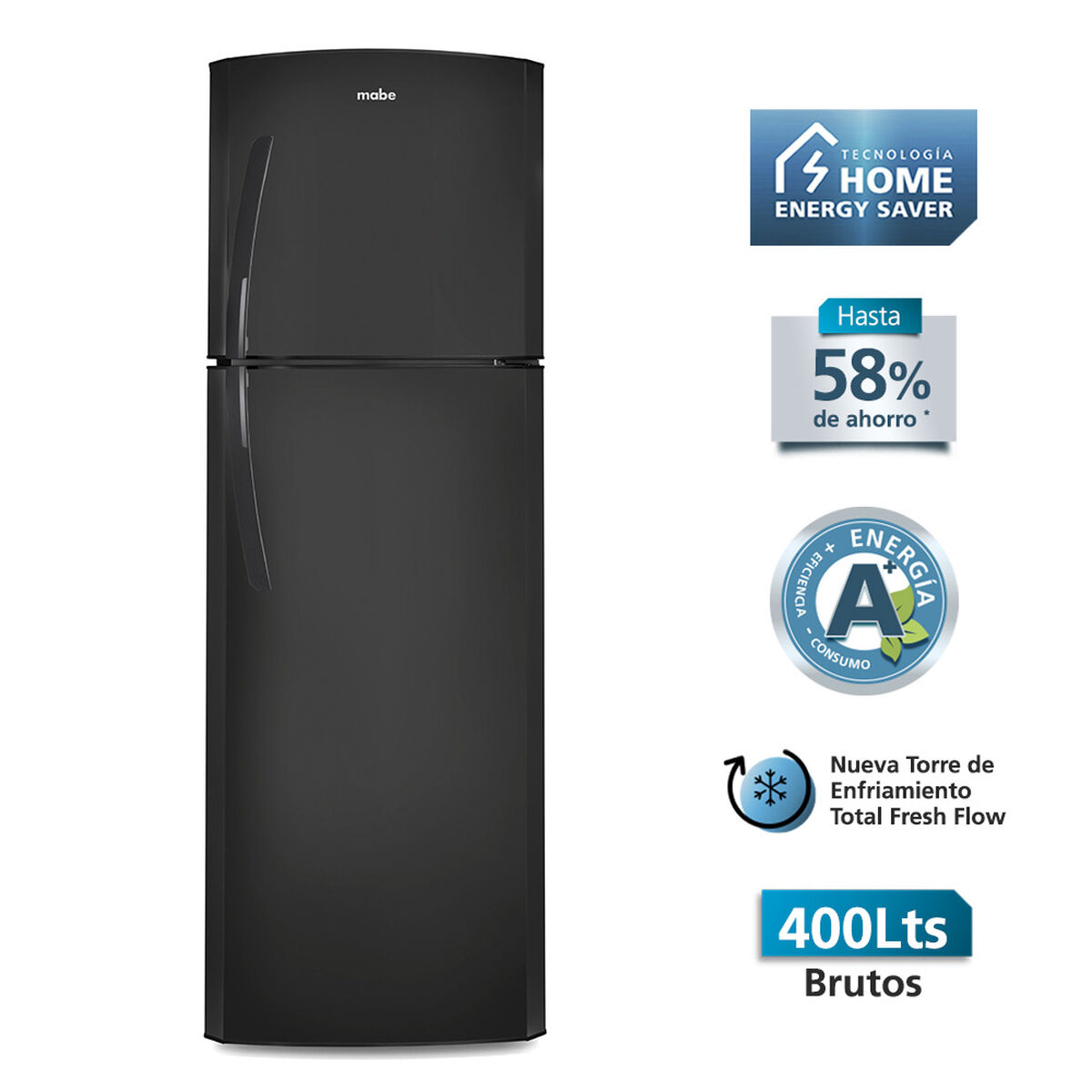 Refrigerador No Frost Mabe RMP400FHUG1 390 lts