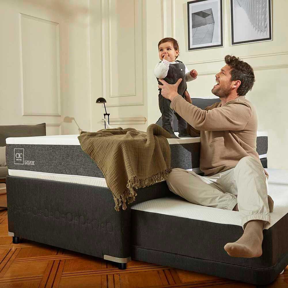 Cama Nido CIC 1,5 Plazas Arriba y 1 Plaza Abajo Ortopedic +