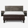 Cama Europea Rosen 2 Plazas Ergo T + Respaldo + 2 Veladores