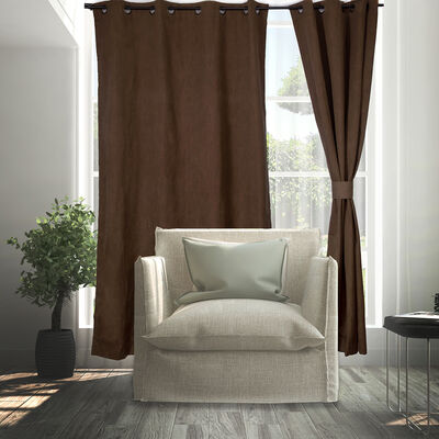 Imagen 1 del producto Set Cortinas Doral Amazon City 220 x 140 cm Café