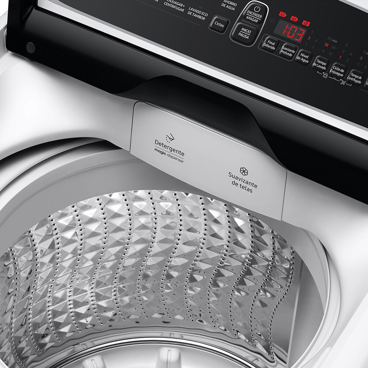 Lavadora Automática Samsung WA17T6260BWZS 17 kg.