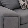 Sof&aacute; Elegant Detail New Houston 2 Cuerpos Gris