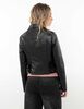 Chaqueta Crop Ecocuero Mujer Icono