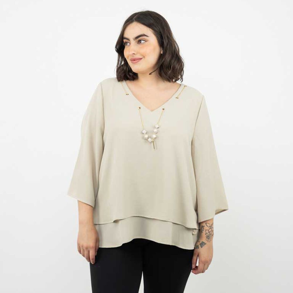 Blusa Manga 3/4 Mujer Extralindas