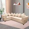 Sof&aacute; Seccional Izquierdo Living Factory Capri 5 Cuerpos Beige