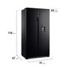 Refrigerador Side by Side Fensa SFX530B 525 lts