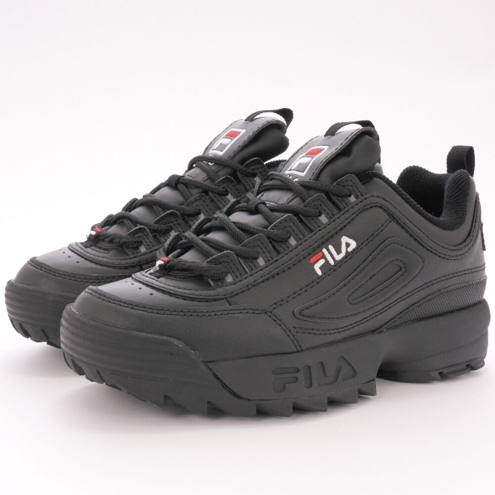 zapatilla fila mujer negra