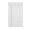 Combo Closet Tuhome 7 Puertas + M&oacute;dulo Superior Dreams Blanco