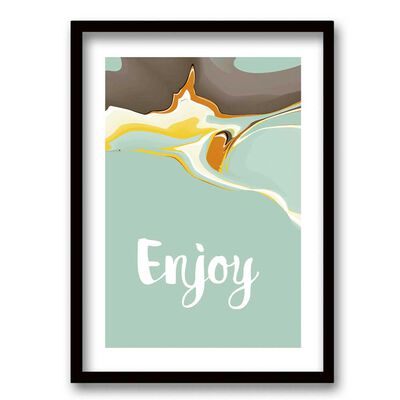 Imagen 1 del producto Cuadro Decorativo Retela Enjoy 40 x 30 cm