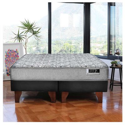 Cama Europea Latam Home 2 Plazas Cannon Negro