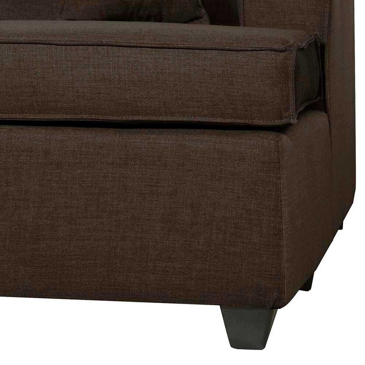 Sof&aacute; Seccional Black Factory Berta 4 Cuerpos Caf&eacute;