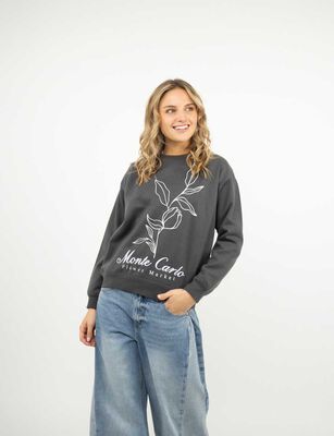 Imagen 1 del producto Polerón Mujer Icono Marengo