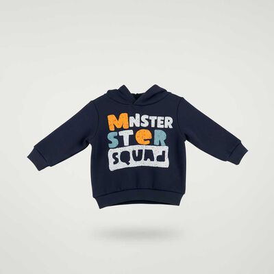 Imagen 2 del producto Polerón con Gorro Chess Baby Azul, Crudo, Rojo