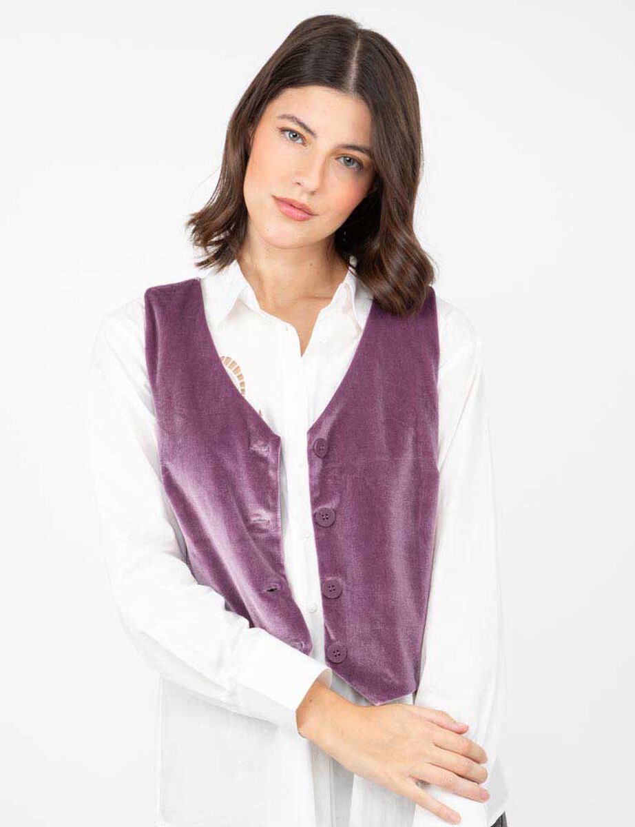 Blazer Gillette Terciopelo Plush Mujer Zibel