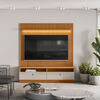 Home TV Di Poretti Design Ouro TV Hasta 75" Caf&eacute; Claro