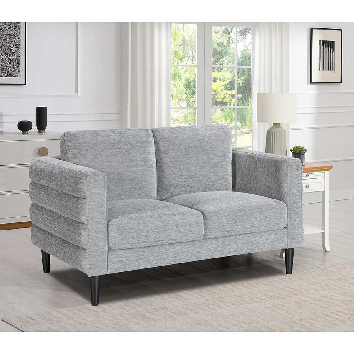 Sof&aacute; Casanova Atlanta 2 Cuerpos Grafito Gris