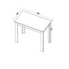 Juego de Comedor Altavision Florencia 4 Sillas Miel Caf&eacute;