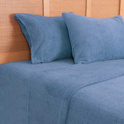 Imagen 2 del producto Juego de Sábanas Mashini 2 Plazas Liso Azul